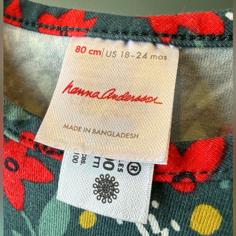 Hanna Anderson Celebration Skater Christmas Dress - Picture 4 of 5